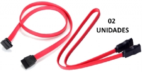 11300 - CABO SATA HD 50CM DUPLO - 180º/90º E 180°/180°