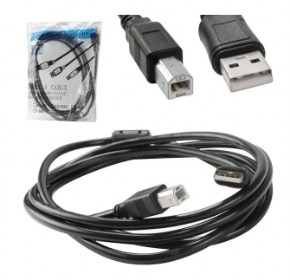 13823 - CABO DE IMPRESSORA COM FILTRO USB 2.0 PRETO CB-IMP/2M