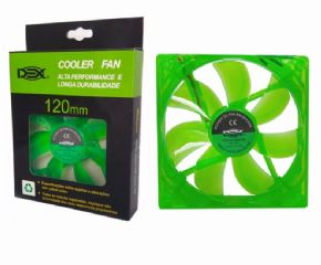 9318 - Cooler Dex Fan 120X120X25MM 12V LED VERDE DX12L