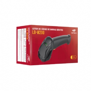 14727 - LEITOR COD 1D SEM FIO LB-W200BK V2 C3TECH
