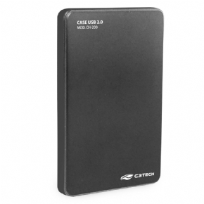 6142 - CASE C3TECH 480MBPS USB HD SATA 2.5 PRET