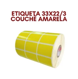 13626 - ETIQUETA 3 COLUNAS 33X21 - AMARELA