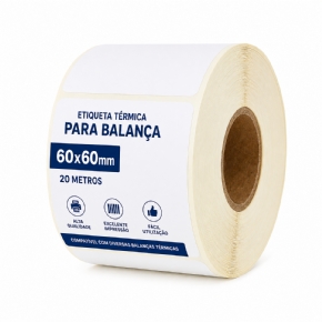 15078 - ETIQUETA TERMICA BALANÇA 60x60MM 20M