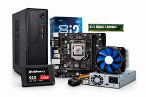 19733 - PC Slim Intel i3 6100 8GB DDR4 SSD 120GB