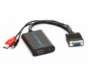 11430 - CONVERSOR VGA PARA HDMI C/AUDIO E USB