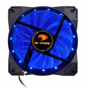 11421 - COOLER 80X80X25 12V LED AZUL G-FIRE PIXXO
