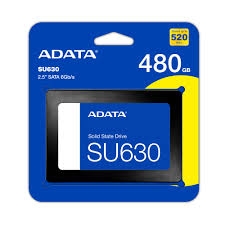 11100 - SSD ADATA SU630 2.5 SATA 480GB LEITURA 520MBS GRAVACAO 450MBS.